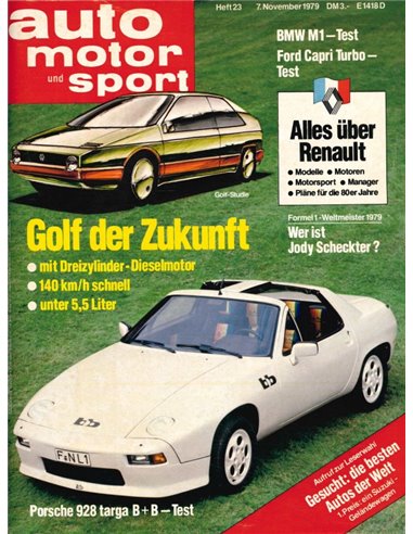 1979 AUTO MOTOR UND SPORT 23 DEUTSCH