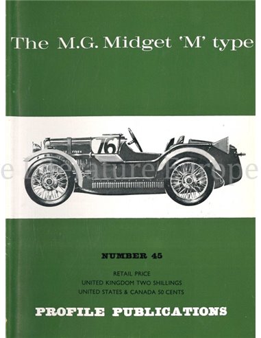 THE MG MIDGET "M" TYPE (PROFILE PUBLICATIONS 45)