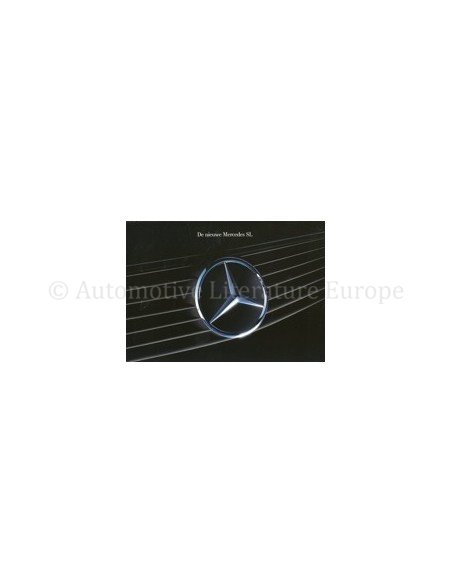 1989 MERCEDES BENZ SL BROCHURE NEDERLANDS