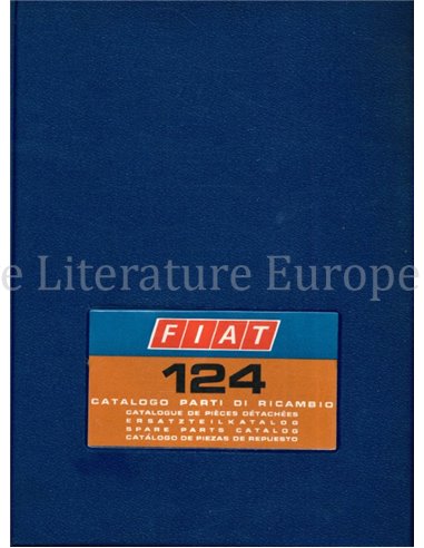 1974 FIAT 124 SALOON SPARE PARTS CATALOG