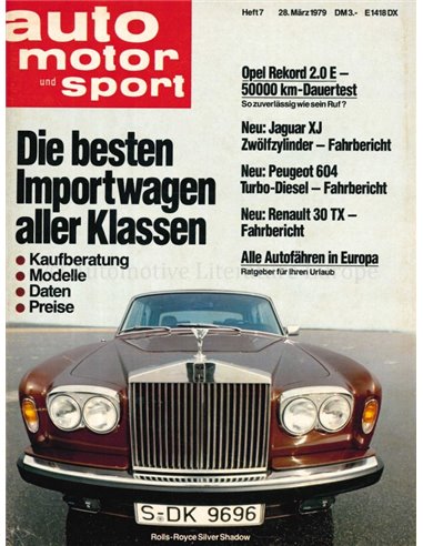 1979 AUTO MOTOR UND SPORT 07 DUITS