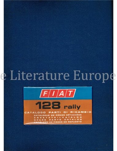 1973 FIAT 128 RALLY SPARE PARTS CATALOG