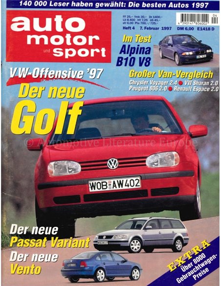 1997 AUTO MOTOR UND SPORT 04 DUITS