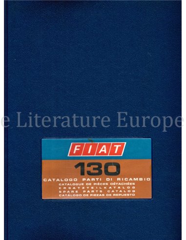 1969 FIAT 130 SPARE PARTS CATALOG