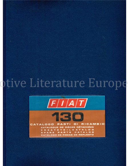 1969 FIAT 130 SPARE PARTS CATALOG