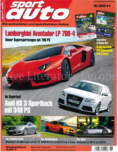 2011 SPORT AUTO MAGAZIN 06 DEUTSCH