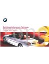 2000 BMW 3 SERIES CONVERTIBLE OWNERS MANUAL GERMAN