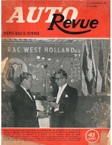 1954 AUTO REVUE MAGAZIN 10 NIEDERLÄNDISCH