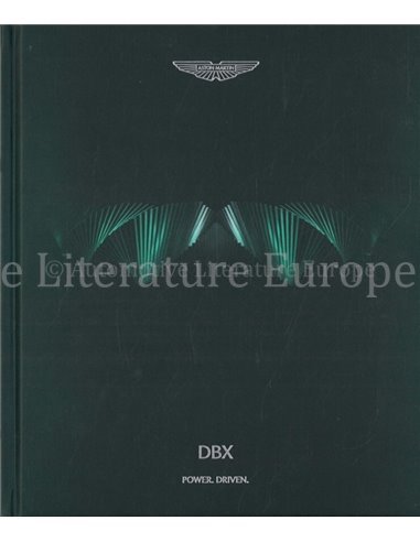 2023 ASTON MARTIN DBX HARDCOVER PROSPEKT ENGLISCH