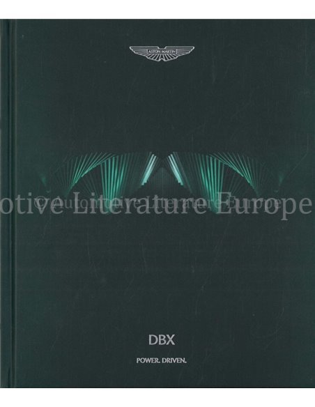 2023 ASTON MARTIN DBX HARDCOVER PROSPEKT ENGLISCH