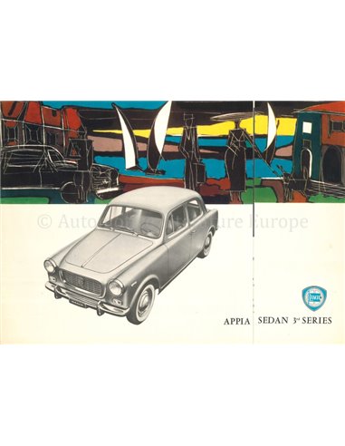 1962 LANCIA APPIA SEDAN BROCHURE ENGELS