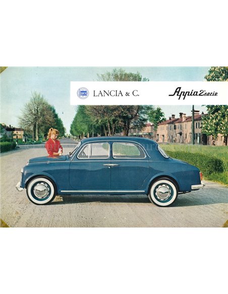 1958 LANCIA APPIA LIMOUSINE DATENBLATT FRANZÖSISCH