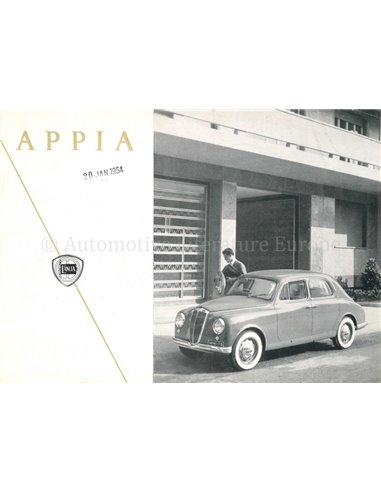 1954 LANCIA APPIA BROCHURE ITALIAN