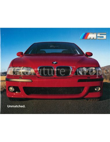 1999 BMW M5 SALOON BROCHURE ENGLISH (US)