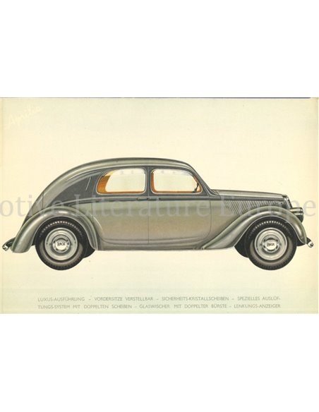 1940 LANCIA APRILIA PROSPEKT DEUTSCH