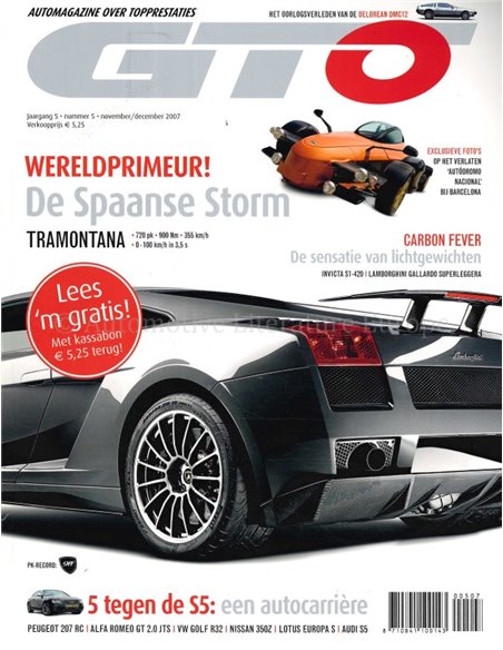 2007 GTO MAGAZIN 05 NIEDERLÄNDISCH