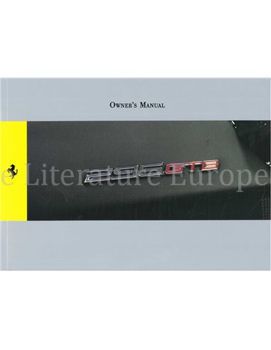 2022 FERRARI 296 GTB OWNERS MANUAL ENGLISH