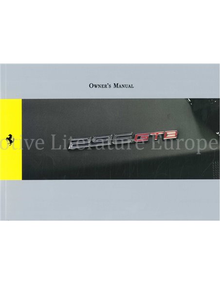 2022 FERRARI 296 GTB OWNERS MANUAL ENGLISH