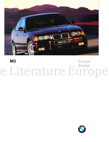 1997 BMW M3 PROSPEKT DEUTSCH