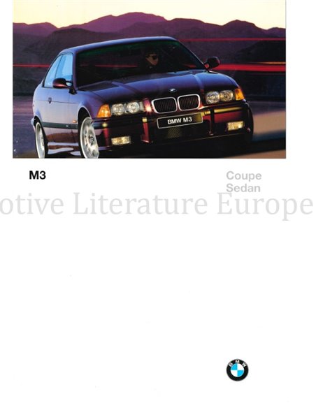 1997 BMW M3 SERIES BROCHURE ENGLISH (US)