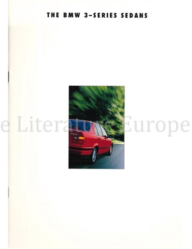 1994 BMW 3 SERIES SALOON BROCHURE ENGLISH (US)