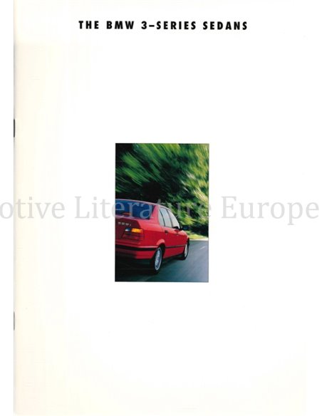 1994 BMW 3 SERIE SEDAN BROCHURE ENGELS (USA)