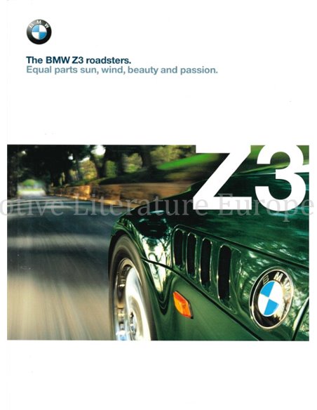 1998 BMW Z3 ROADSTER BROCHURE ENGLISCH (USA)