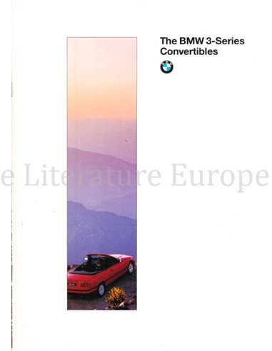 1994 BMW 3 SERIES CONVERTIBLE BROCHURE ENGLISH (US)