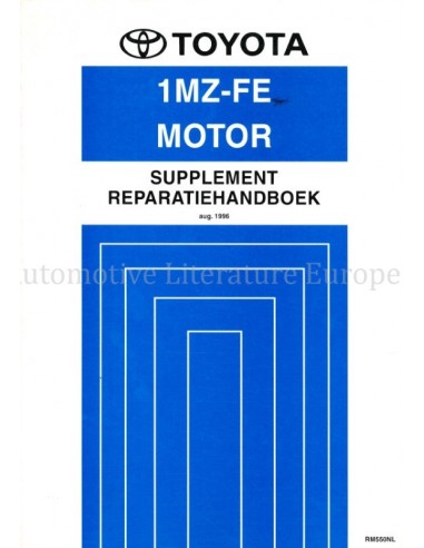 1996 TOYOTA CAMRY | AVALON 1MZ-FE ENGINE (SUPPLEMENT) WORKSHOP MANUAL DUTCH