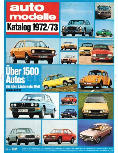 1972/73 AUTO KATALOG DEUTSCH 16