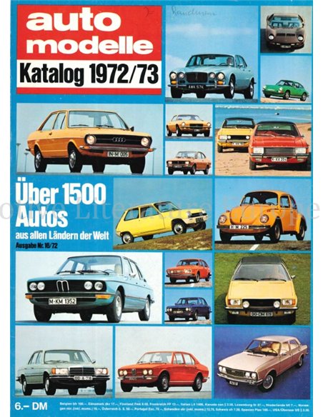 1972/73 AUTO KATALOG DEUTSCH 16