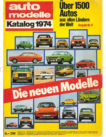 1974 AUTO KATALOG DEUTSCH 17