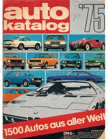 1975 AUTO KATALOG DEUTSCH 18