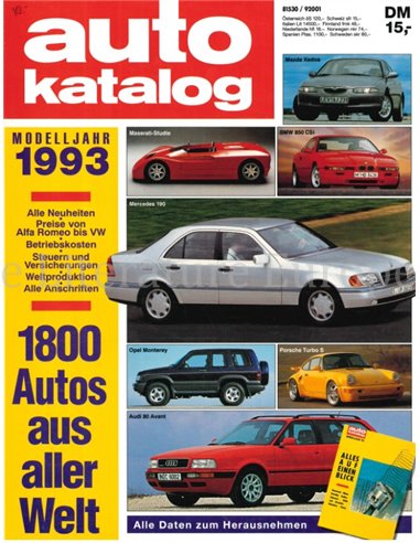 1993 AUTO KATALOG DEUTSCH 36