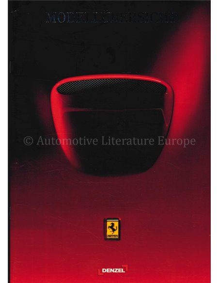 2000 FERRARI RANGE BROCHURE DUITS