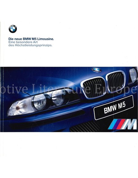 1998 BMW M5 SALOON BROCHURE GERMAN