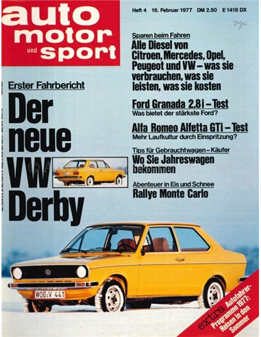 1977 AUTO MOTOR UND SPORT 04 DUITS