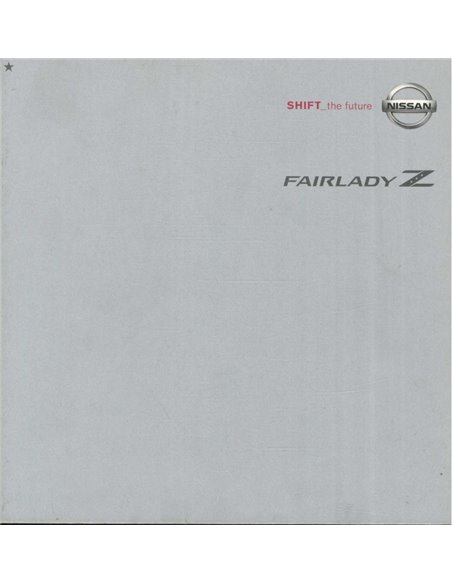 2004 NISSAN FAIRLADY Z HARDCOVER PROSPEKT JAPANISCH