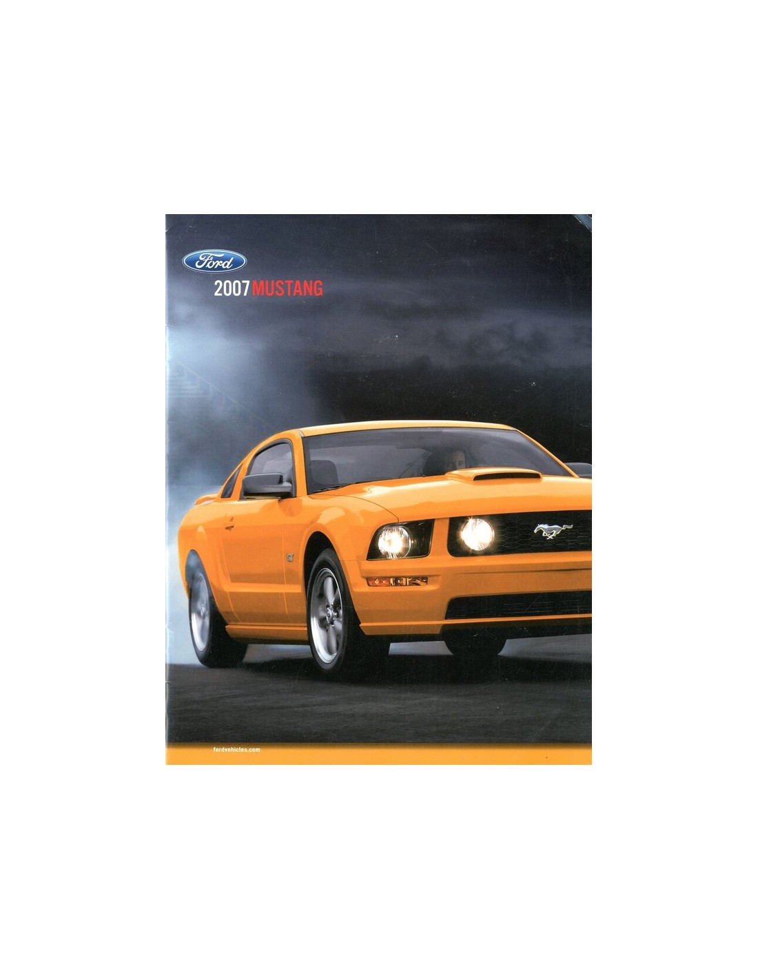 2007 FORD MUSTANG BROCHURE ENGELS USA