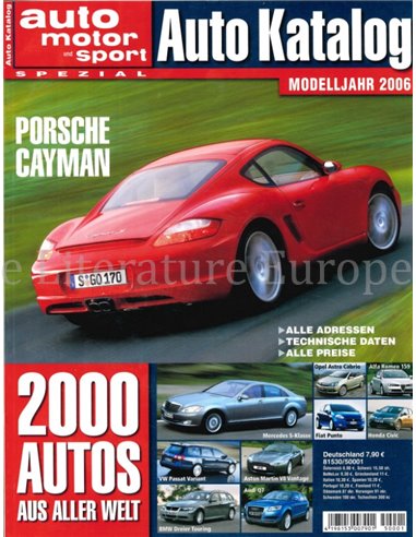 2006 AUTO KATALOG GERMAN 49