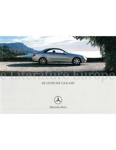 2003 MERCEDES BENZ CLK COUPÉ BROCHURE DUITS