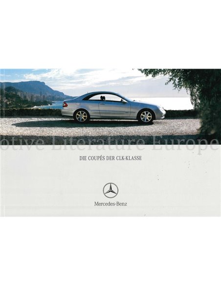 2003 MERCEDES BENZ CLK COUPÉ BROCHURE GERMAN