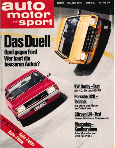 1977 AUTO MOTOR UND SPORT 09 DUITS