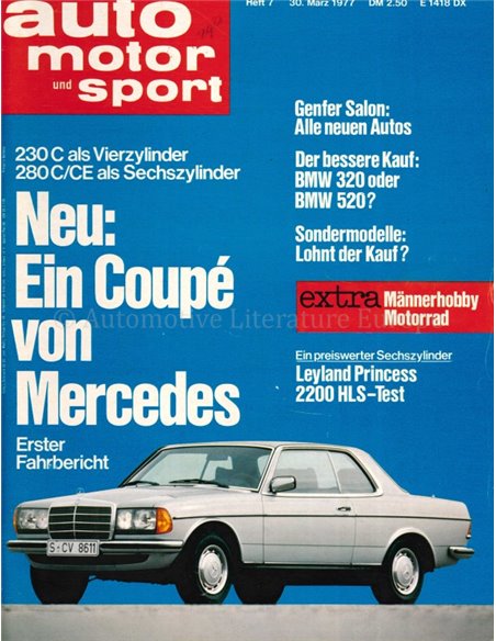 1977 AUTO MOTOR UND SPORT 07 GERMAN