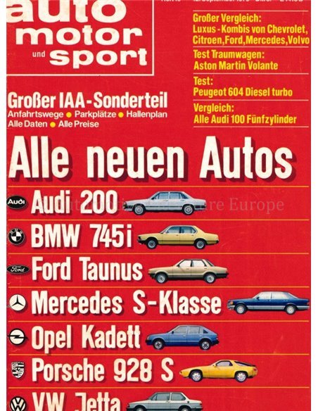 1979 AUTO MOTOR UND SPORT 19 DEUTSCH