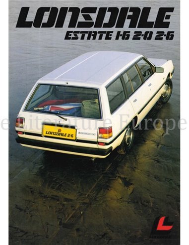 1982 LONSDALE ESTATE PROSPEKT ENGLISCH