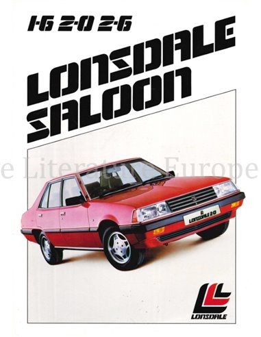 1983 LONSDALE SEDAN BROCHURE ENGELS