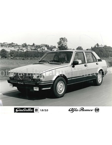 1981 ALFA ROMEO GIULIETTA 1.8 | 2.0 PRESS PHOTO