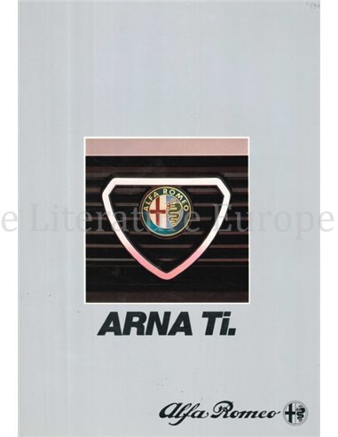 1984 ALFA ROMEO ARNA TI BROCHURE FRENCH