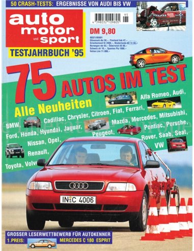 1995 AUTO MOTOR UND SPORT TESTJAHRBUCH DEUTSCH 